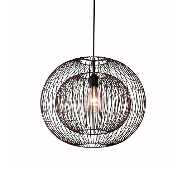 APROZ.】ジャージー ペンダントライト「JERSEY」ブラック（W430×D430