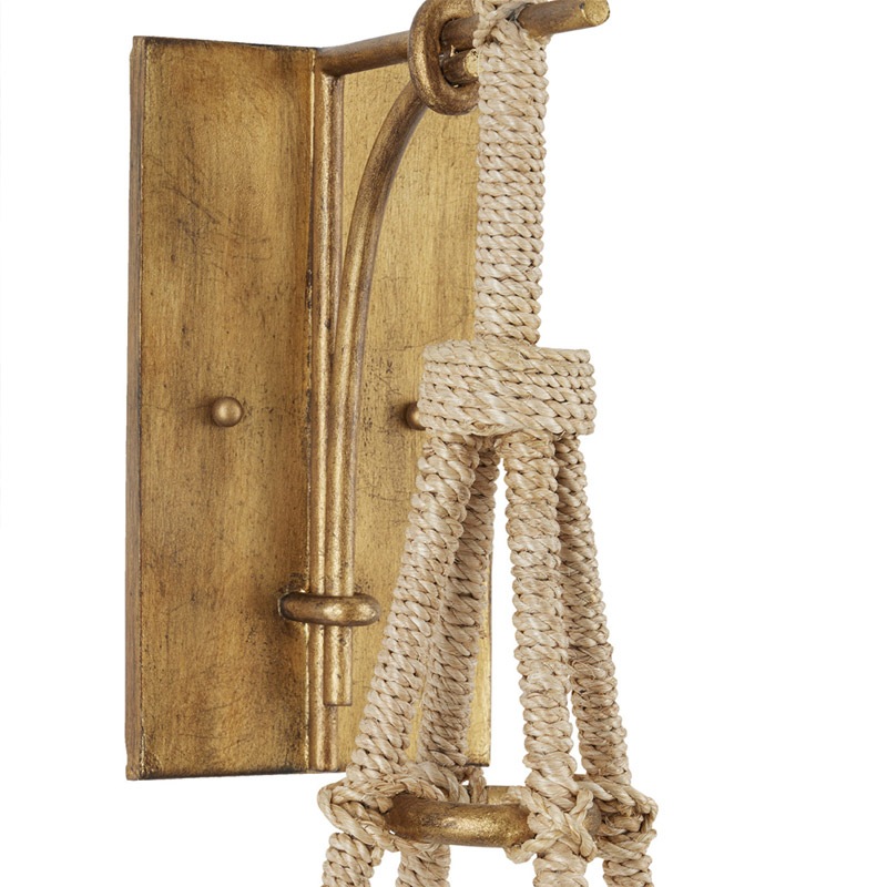 【CURREY】アメリカ・ウォールライト 1灯「Passageway」ナチュラル（W196×D228×H584mm）