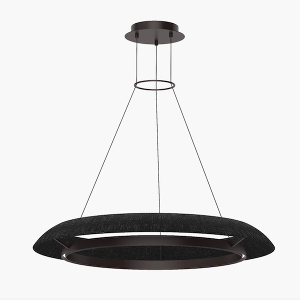 【TECH LIGHTING】アメリカ・モダン照明 ペンダントライト　「Noa Large Chandelier」LED照明 ブラック／ブロンズ（Φ981×H122mm）