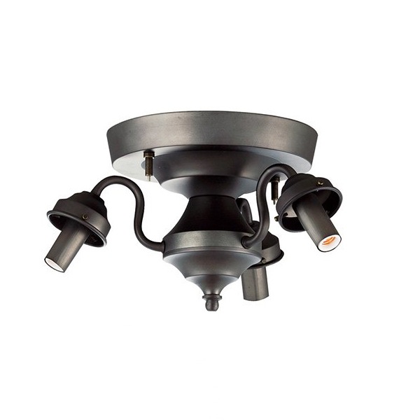 シーリングランプ「ダイナー」3灯ビンテージメタル(W320mm)