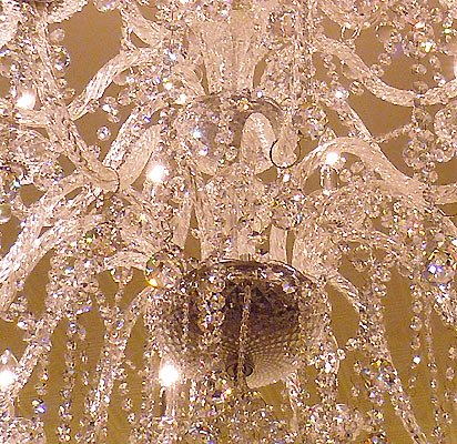 【LA LUCE】クリスタルシャンデリア24灯【豪華版・縦型】クローム（W1250×H1550mm）