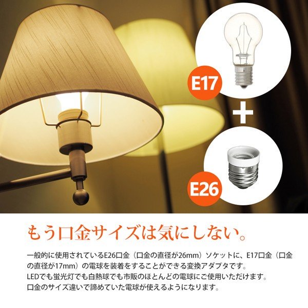 ソケット口金交換（E12-E26）/部材費含む