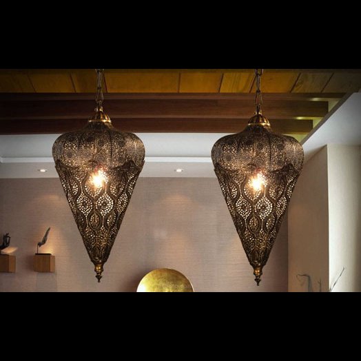 エスニックペンダントライト3灯（Φ230×H450mm）