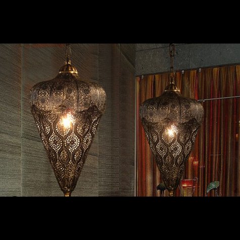 エスニックペンダントライト3灯（Φ230×H450mm）