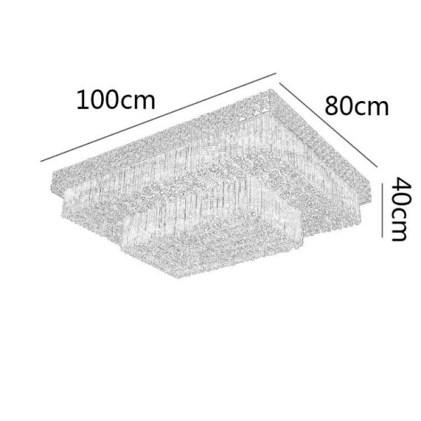 シーリングライト クリスタル照明（W1000*800*H400mm）*****