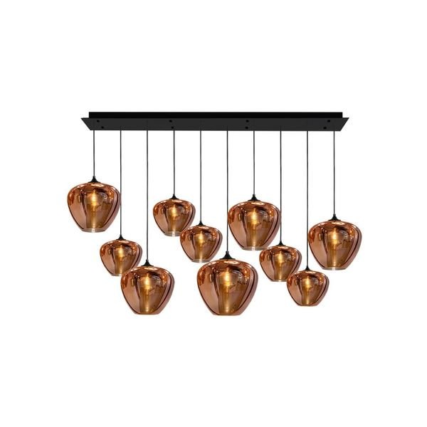 【MARETTI】オランダ・シーリングペンダントライト「TULIP」10灯 COPPER(W1200×H1500mm)