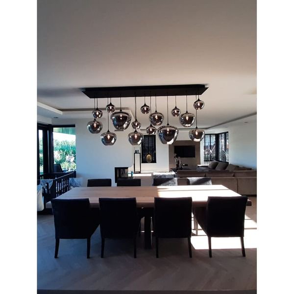 【MARETTI】オランダ・シーリングペンダントライト「TULIP」10灯 COPPER(W1200×H1500mm)