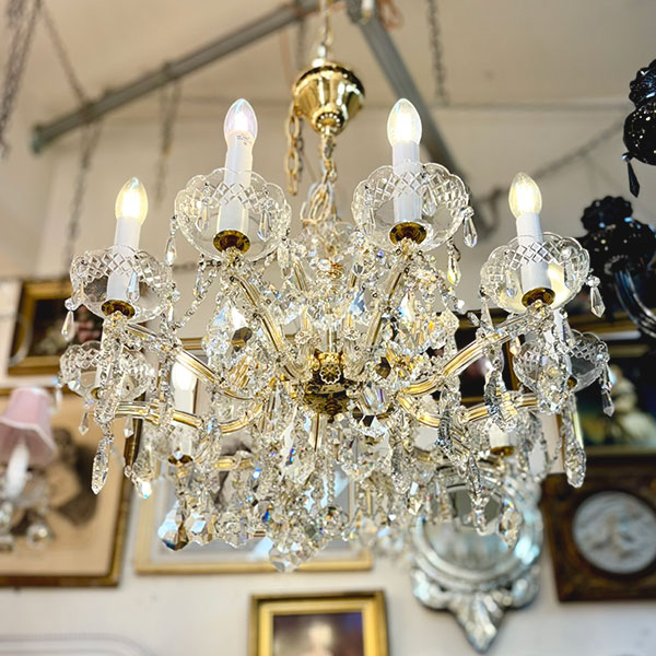 Dotzauer】オーストリア・最上級クリスタルシャンデリア10灯 (Φ650