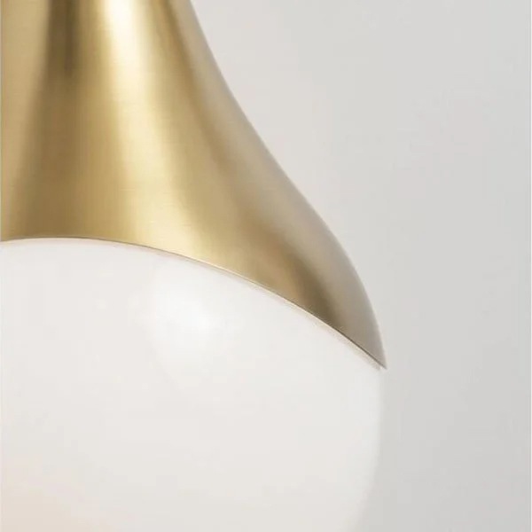 【Mitzi】アメリカ ガラスシェード ウォールライト「Ariana」 1灯 ゴールド（W140×D12.1×H242mm）