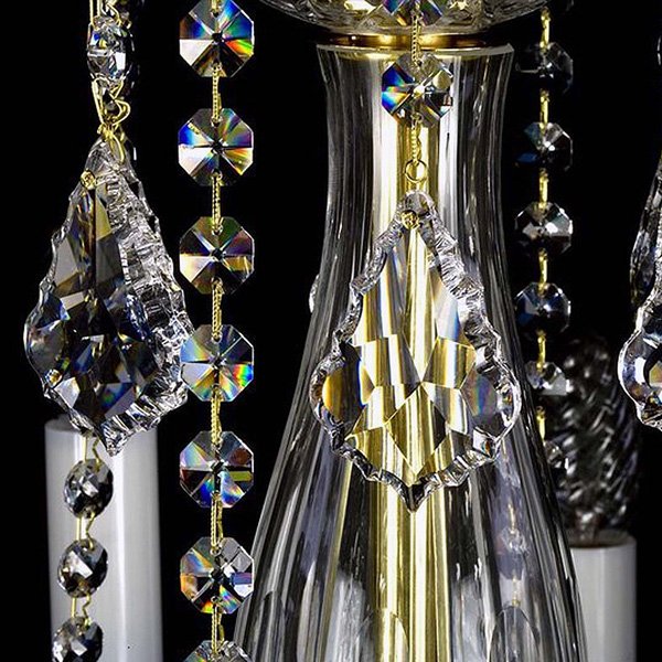 ART GLASS】大型クリスタルシャンデリア「THEODORA」24灯(W1200
