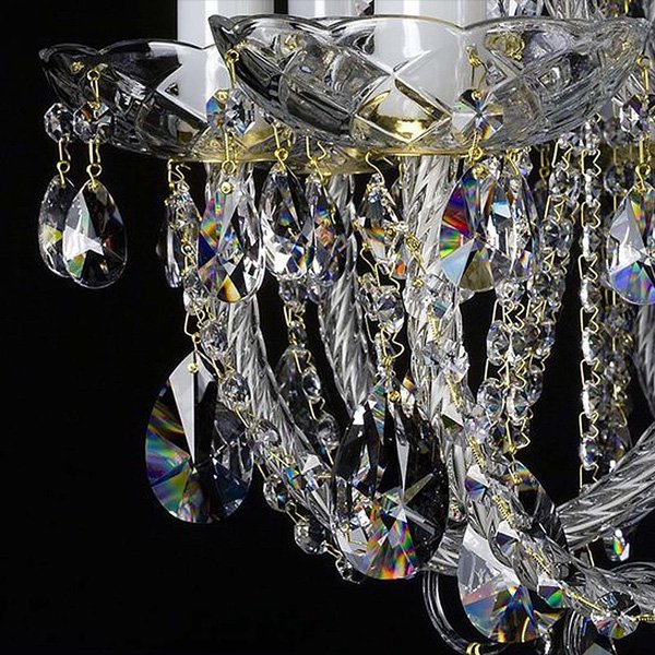 ART GLASS】大型クリスタルシャンデリア「THEODORA」24灯(W1200