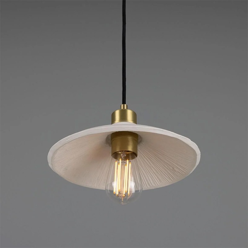 【Mullan】アイルランド「Pyrus-Organic Ceramic」ペンダントライト 1灯 マットホワイト（D280×H100mm）