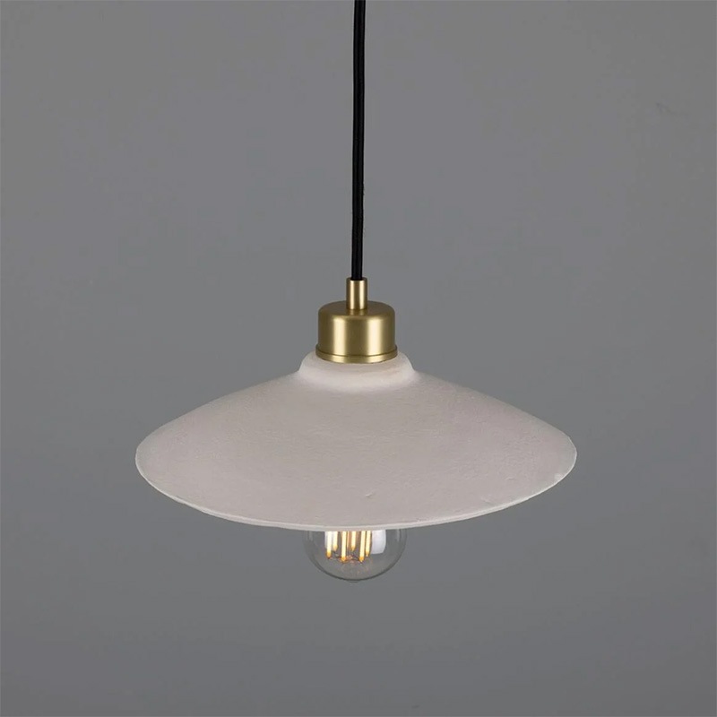 【Mullan】アイルランド「Pyrus-Organic Ceramic」ペンダントライト 1灯 マットホワイト（D280×H100mm）