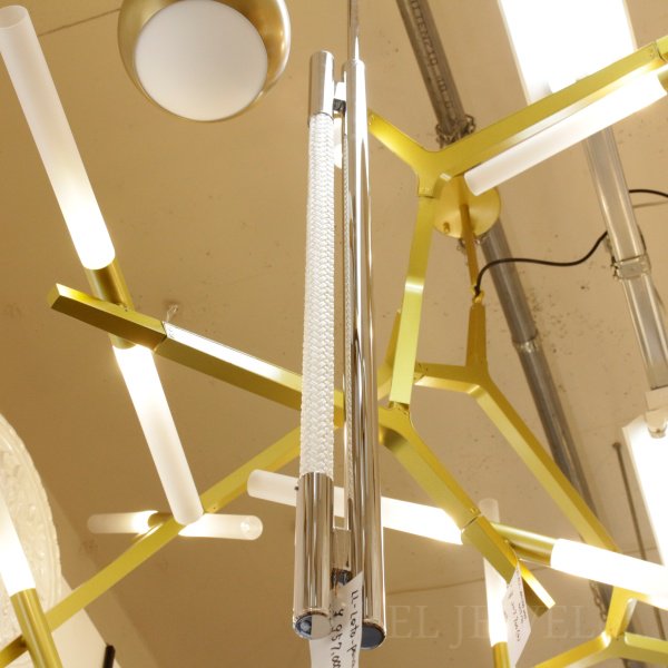 【1台在庫有!Polished Nickel2.5ftのみ】【LUKE LAMP】アメリカ Leto Pendant ペンダントライト(H750mm)*