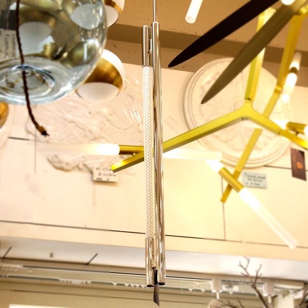 【1台在庫有!Polished Nickel2.5ftのみ】【LUKE LAMP】アメリカ Leto Pendant ペンダントライト(H750mm)*