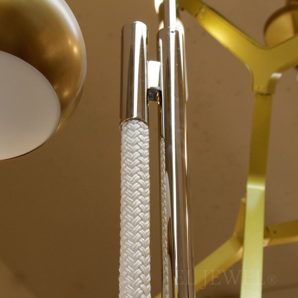 【1台在庫有!Polished Nickel2.5ftのみ】【LUKE LAMP】アメリカ Leto Pendant ペンダントライト(H750mm)*