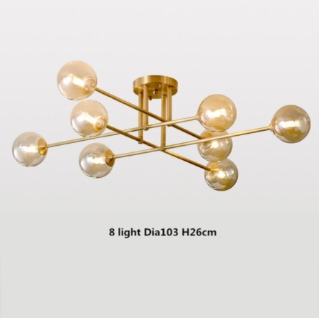 【E-Light】LEDシャンデリア 4／6／8灯 （D660～D1030mm×H210～H260mm）