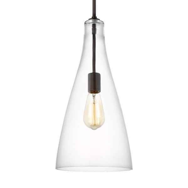 【GENERATION LIGHTING】アメリカ・Sea Gull Collectionペンダントライト「Arilda」1灯 ブロンズ (Φ229×H477mm)