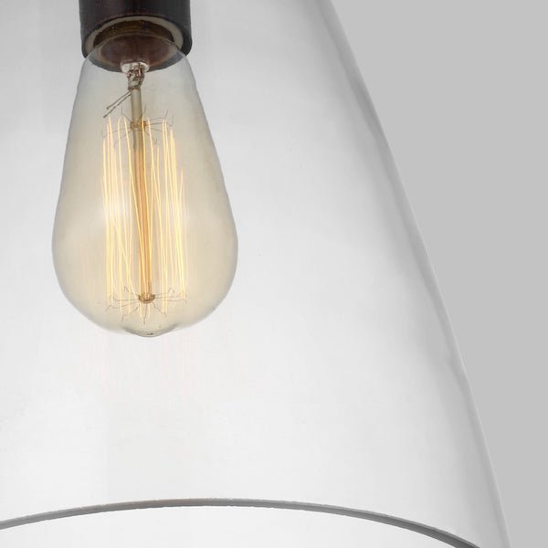 【GENERATION LIGHTING】アメリカ・Sea Gull Collectionペンダントライト「Arilda」1灯 ブロンズ (Φ229×H477mm)