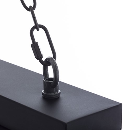 【HERMOSA】ペンダントライト「CYLINDER LAMP」4灯・ブラック（W804×H785mm）