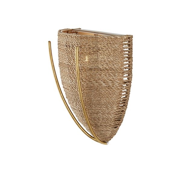 【CURREY】アメリカ・ウォールライト「Dreamscape」1灯 ナチュラル (W191×D115×H248mm)