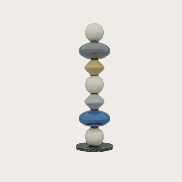 【aromas】 スペイン・インテリア照明「MAPI」フロアライト ブラック (φ350×H1196mm)