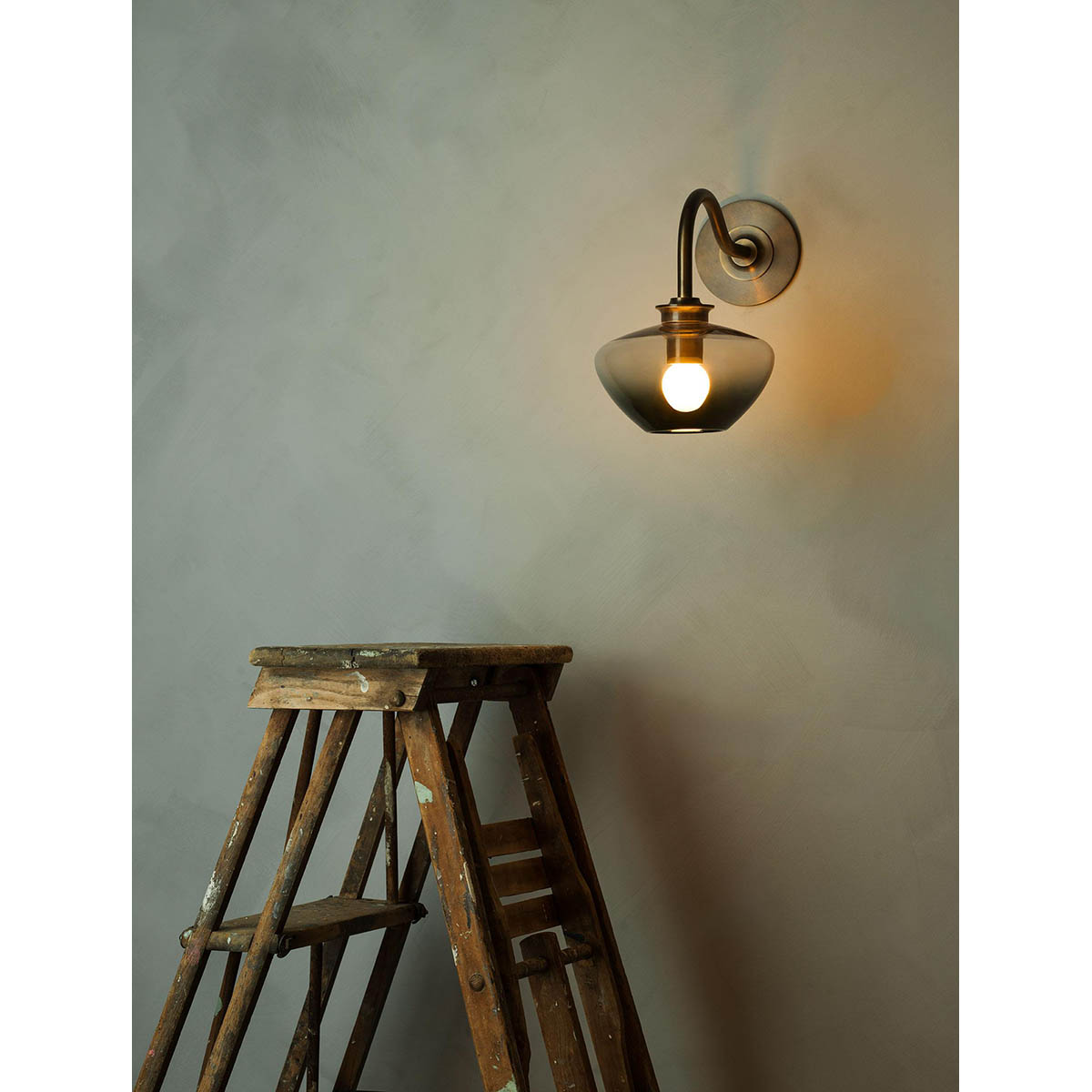 【ALLIED MAKER】 アメリカ・インテリア照明「Molten Swan Neck Sconce」ウォールライト 1灯 カスタムカラー (W191×D369×H267mm)