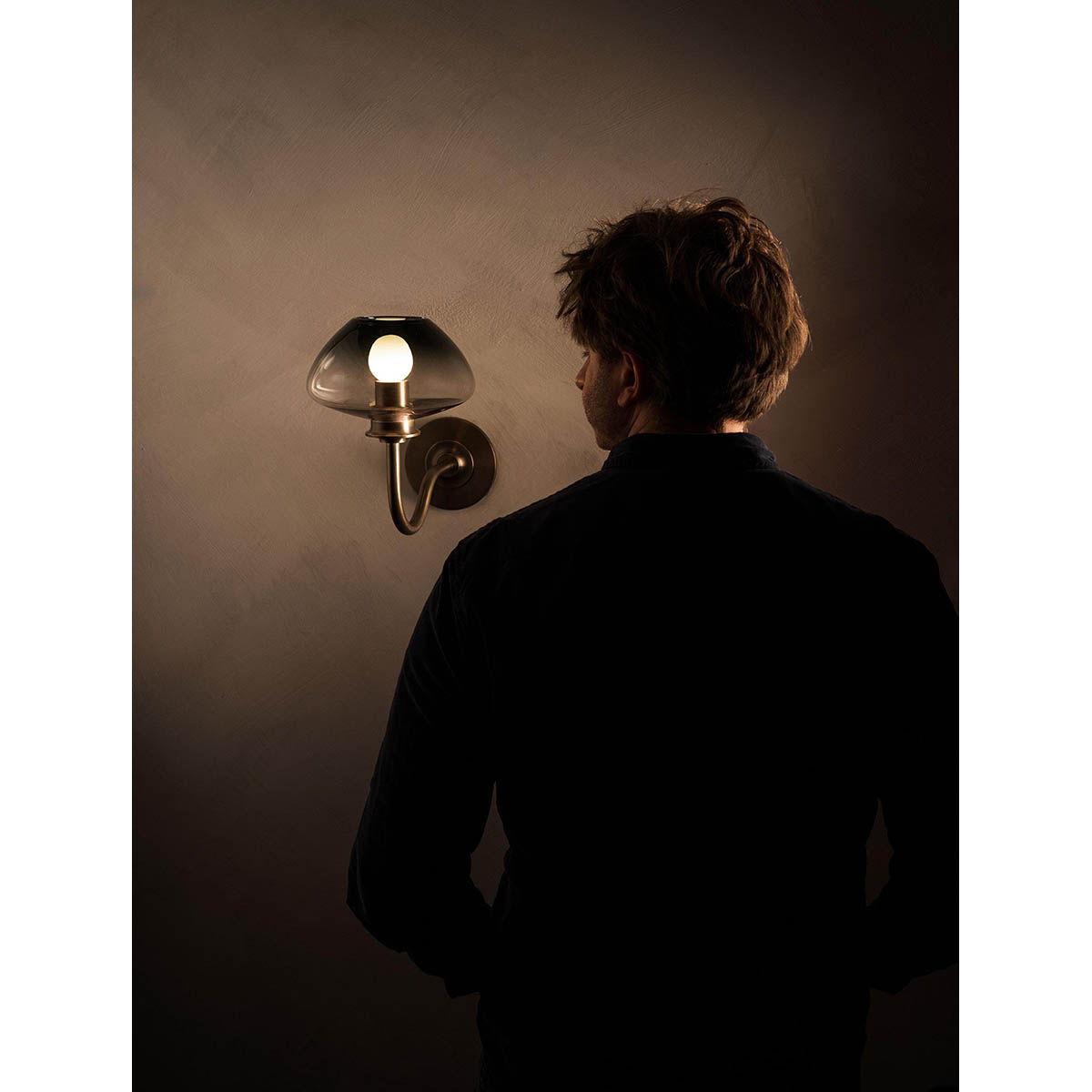 【ALLIED MAKER】 アメリカ・インテリア照明「Molten Swan Neck Sconce」ウォールライト 1灯 カスタムカラー (W191×D369×H267mm)