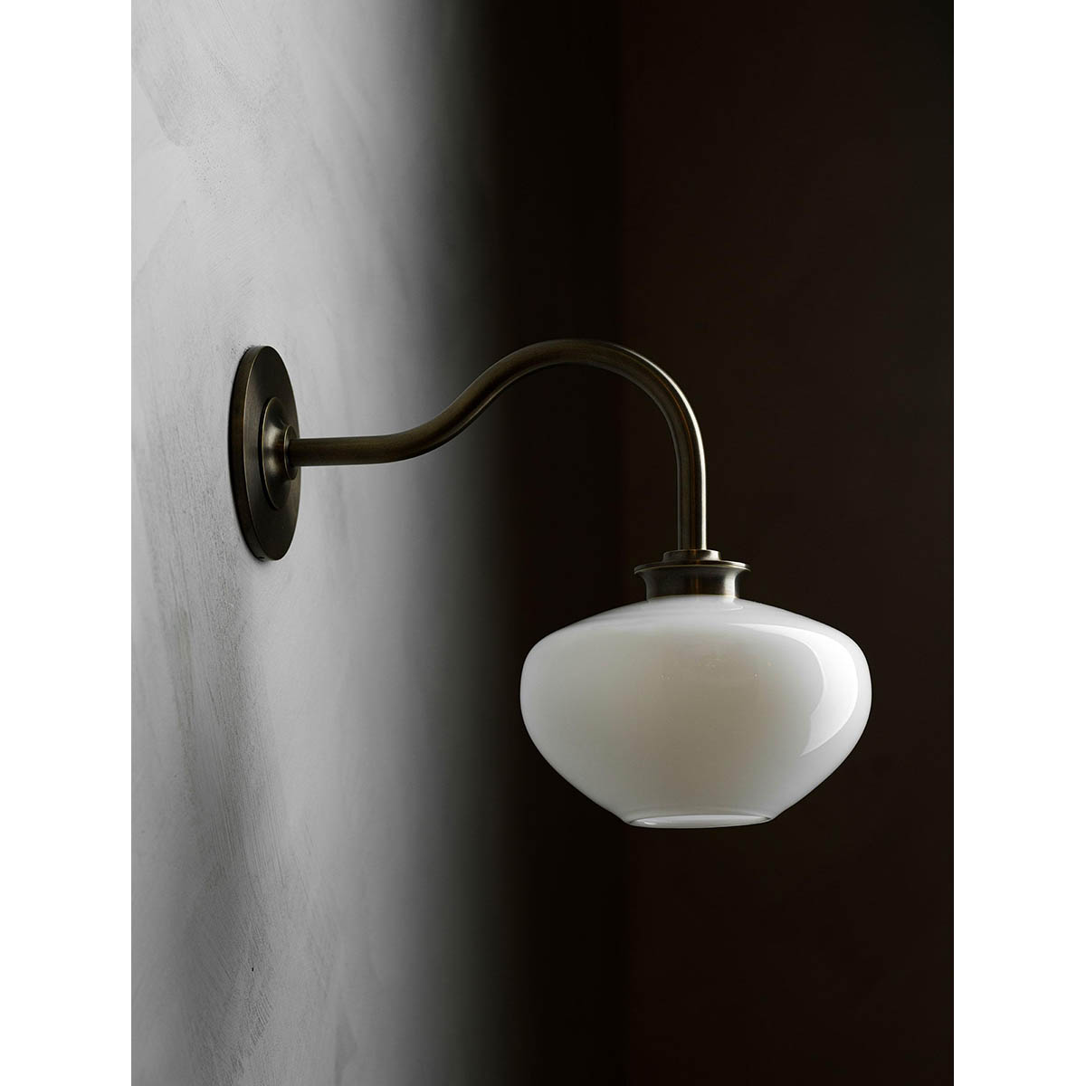 【ALLIED MAKER】 アメリカ・インテリア照明「Molten Swan Neck Sconce」ウォールライト 1灯 カスタムカラー (W191×D369×H267mm)