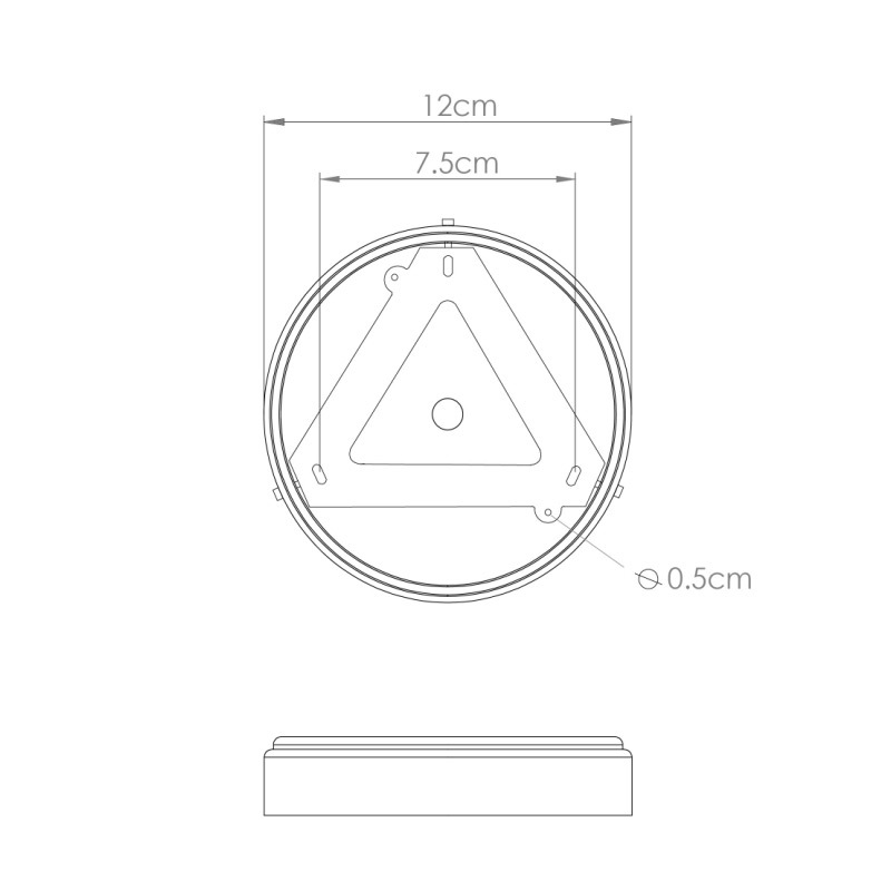 【Mullan】アイルランド「Neptune」カラフルディスク シーリングライト1灯（φ400×D95mm)