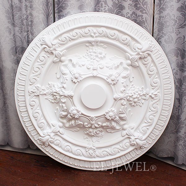 シャンデリアをよりエレガントに★ シーリングメダリオン(Φ660×H75mm)