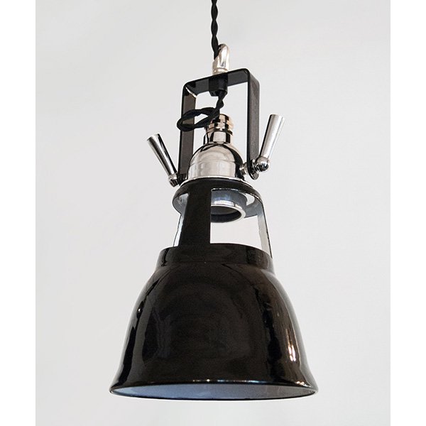 ホーローペンダントライト3灯・ブラック（W670mm）