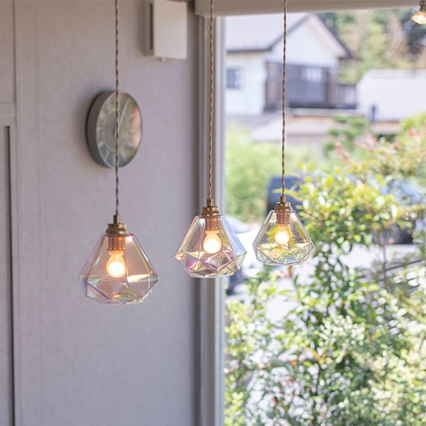 ペンダントライト 照明 ガラス シェード 3灯 ガラスシェードペンダントライト3灯 | EL JEWEL