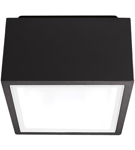 【Modern Forms】アメリカ・デザイン照明シーリングライト「Bloc」 LED ブラック（W139×D114×H83mm）