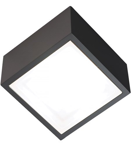 【Modern Forms】アメリカ・デザイン照明シーリングライト「Bloc」 LED ブラック（W139×D114×H83mm）