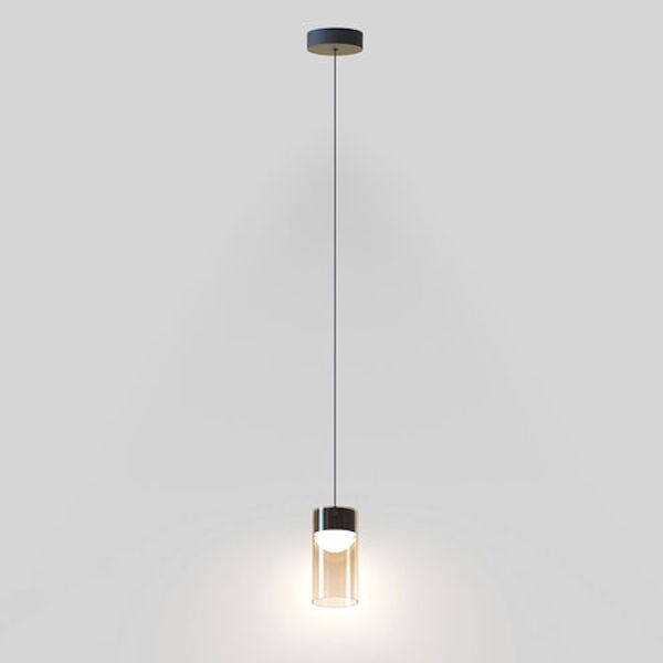 【ET2】アメリカ・ペンダントライト「Highball」 アンバー（W102×D102×H216mm）