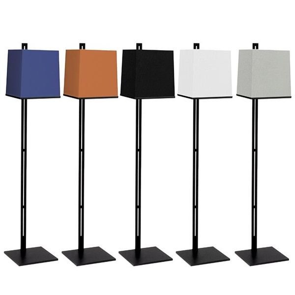 【MARETTI】オランダ・シェードフロアランプ「KLAAR」1灯  BLACK（H1500mm）