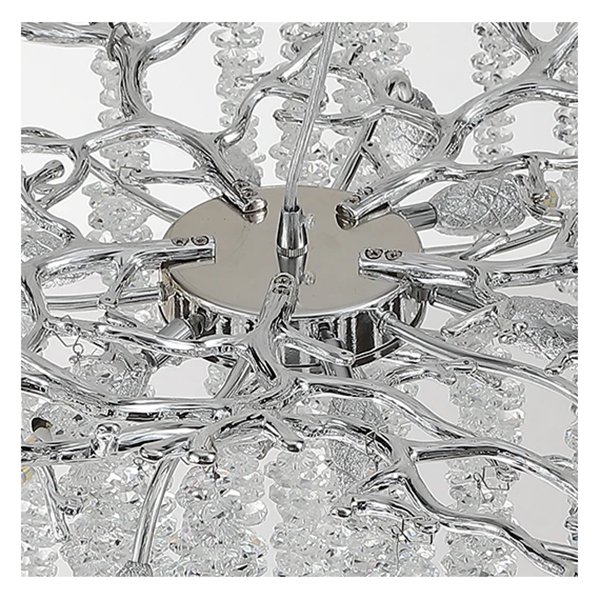 【SaloEElaitte】クリスタルシーリングシャンデリア ゴールド／シルバー 10～15灯（W600～1000mm）