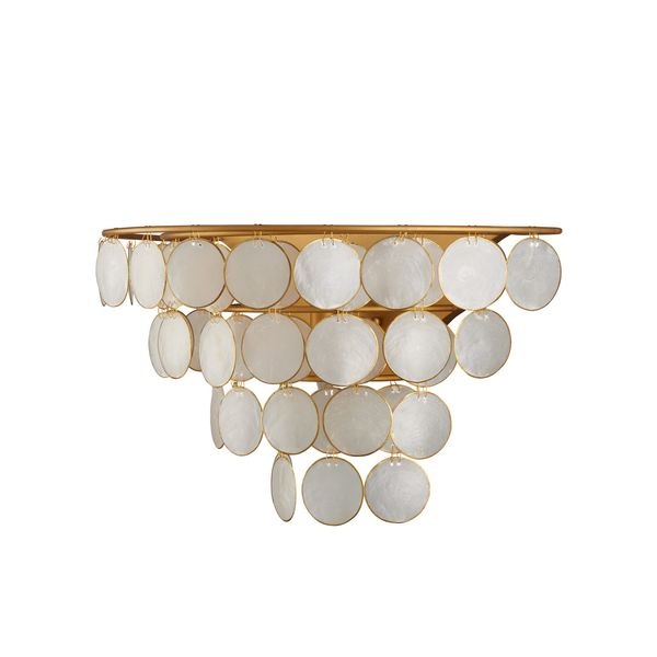 【CURREY】アメリカ・ウォールライト「Bon Vivant」3灯 ゴールド (W508×D261×H274mm)