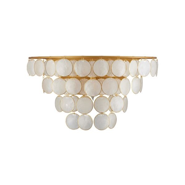 【CURREY】アメリカ・ウォールライト「Bon Vivant」3灯 ゴールド (W508×D261×H274mm)