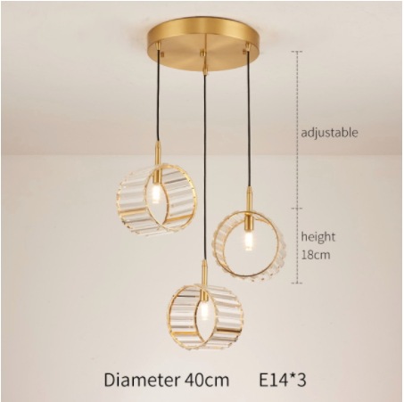 デザイン照明 ペンダントライト 3灯（W300mm）