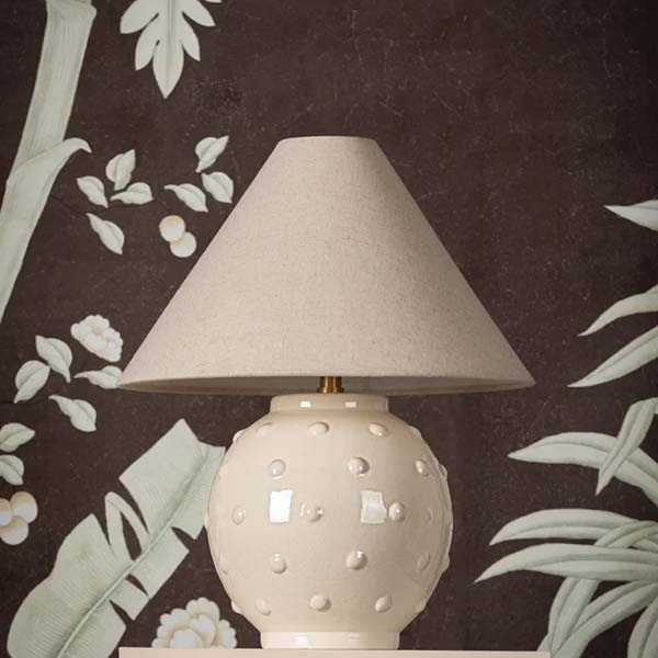 【MITZI】アメリカ・モダンテーブルライト「Annabelle」1灯・ホワイト（Φ388×H458mm）