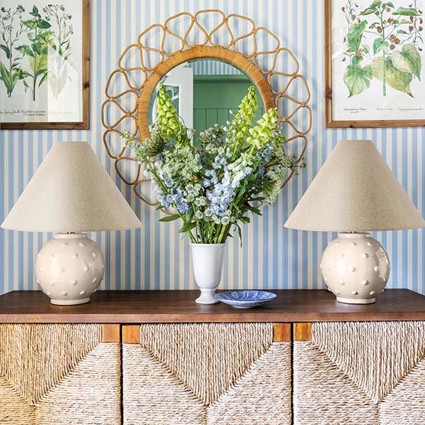 【MITZI】アメリカ・モダンテーブルライト「Annabelle」1灯・ホワイト（Φ388×H458mm）