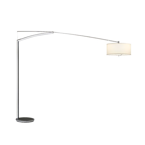 【VIBIA】 スペイン・デザイン照明「Balance」フロアライト ブラック/シルバー(W2600×H2100mm)