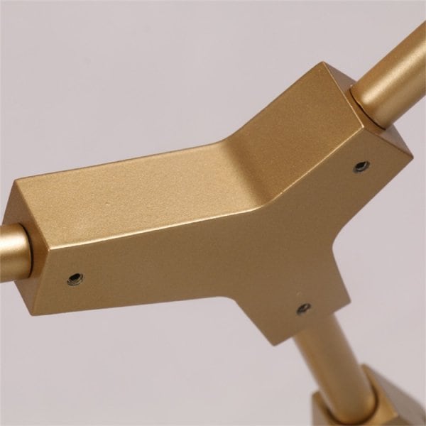 【法人様・店舗様限定】ガラスボールシェード・スプートニクデザイン照明 5灯 ゴールドorブラック(W120×D60×H97cm) シャンデリア