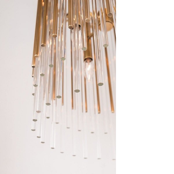 HUDSON VALLEY】アメリカ・デザイン照明 ガラスロッドシャンデリア
