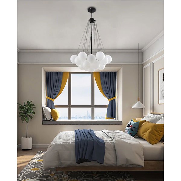 北欧 ペンダントライト ガラスシェードデザイン照明 3灯 M L