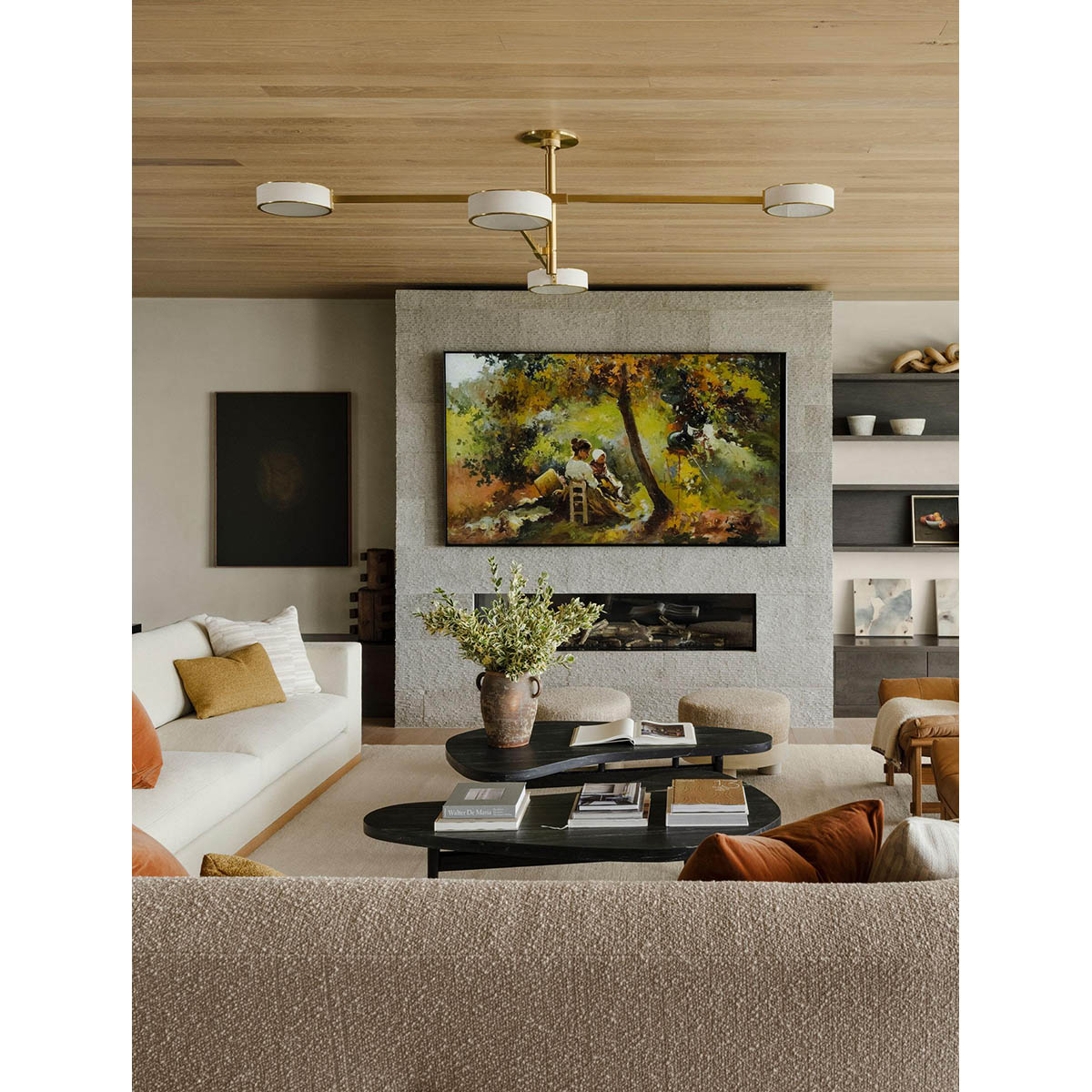 【ALLIED MAKER】 アメリカ・インテリア照明「Monoscope 4」ペンダントライト カスタムカラー (W2036×D1528×H426mm)