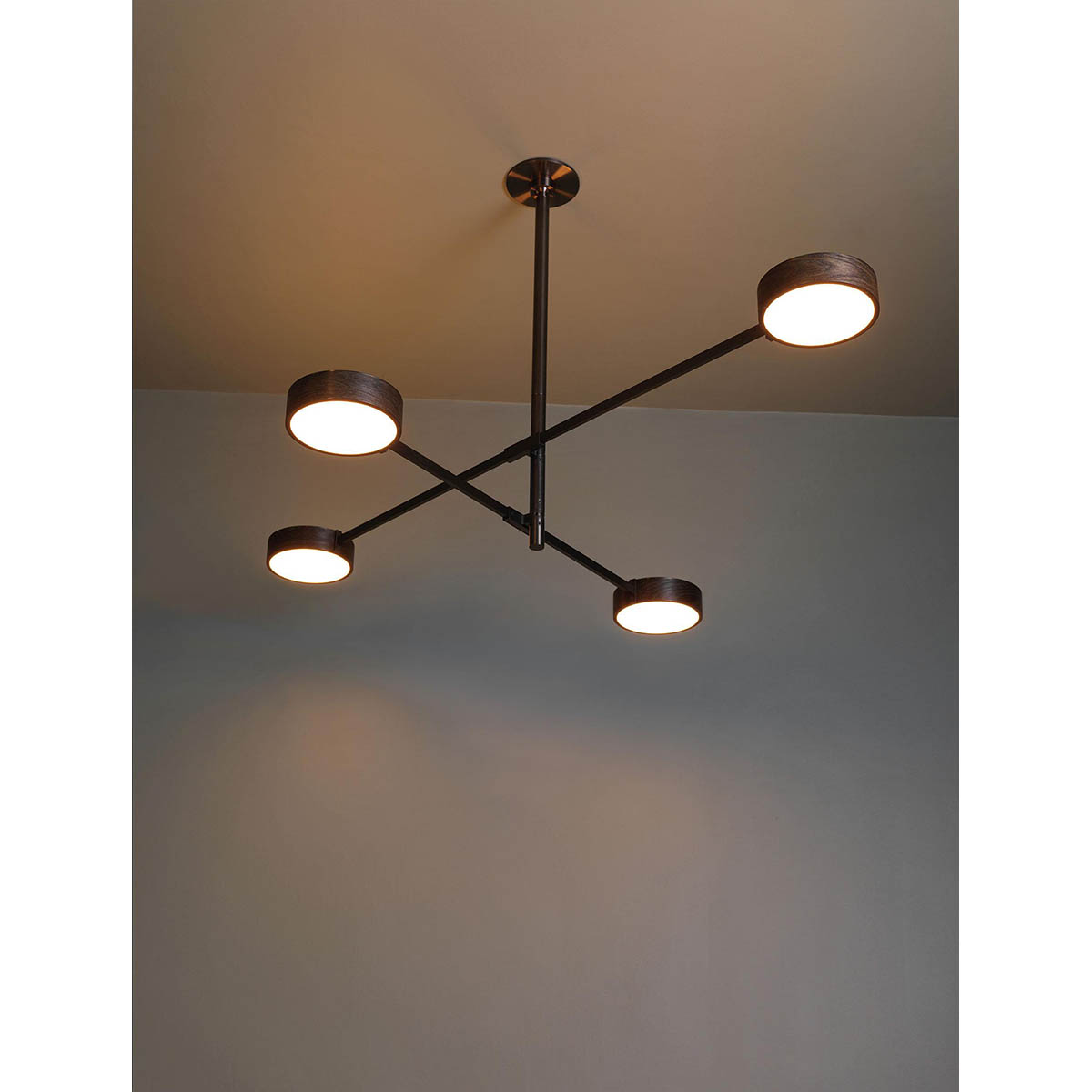 【ALLIED MAKER】 アメリカ・インテリア照明「Monoscope 4」ペンダントライト カスタムカラー (W2036×D1528×H426mm)