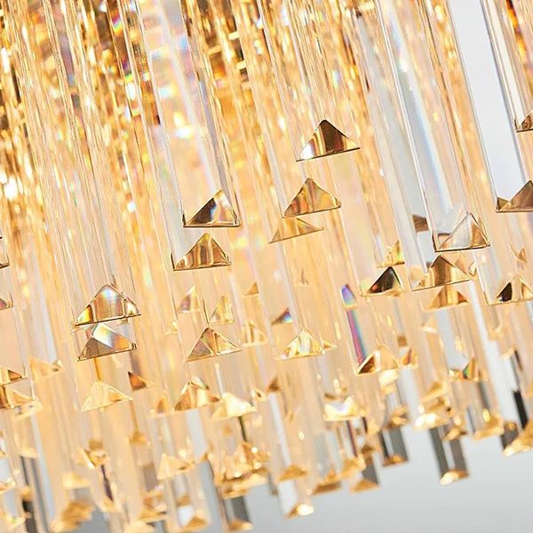 モダン照明 クリスタルシャンデリア 2段（D600×H400mm／D1000×H550mm